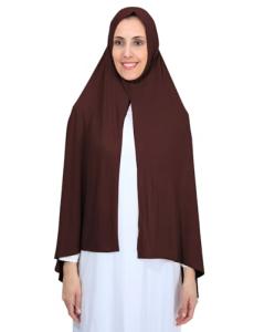 Coffee Color Instant Jersey Cotton Hijab Scarf