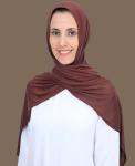 Coffee Color Instant Jersey Cotton Hijab Scarf