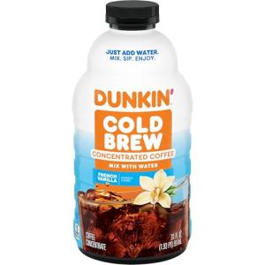Dunkin' French Vanilla Cold Brew Concentrate, 31 oz
