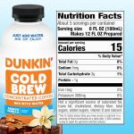Dunkin' French Vanilla Cold Brew Concentrate, 31 oz