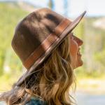 Crestone Wool Felt Fedora Hat - Cold Brew