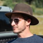 Crestone Wool Felt Fedora Hat - Cold Brew