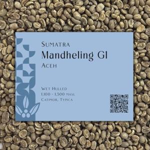Sumatra Mandheling Green Coffee Beans - 3 Pounds