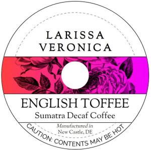 English Toffee Decaf Coffee K-Cup Pods - 2 Pack