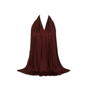 Jonglory Slip-on Modal Jersey Hijab Wrap - Coffee