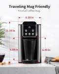 KIDISLE Single Serve Hot & Iced Coffee Maker
