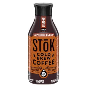 SToK Cold Brew Coffee - Unsweetened Black Espresso 48 oz