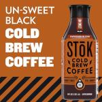 SToK Cold Brew Coffee - Unsweetened Black Espresso 48 oz