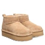 BEARPAW Youth Iced Coffee Shorty Boots Size 3