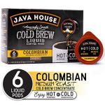 Java House Cold Brew Coffee Pods – 100% Arabica