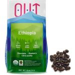 Ethiopian Light Roast Organic Whole Bean Coffee, 12 oz