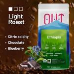 Ethiopian Light Roast Organic Whole Bean Coffee, 12 oz
