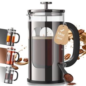 Veken 34oz French Press Coffee Maker - No Plastic