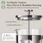 Veken 34oz French Press Coffee Maker - No Plastic