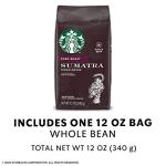 Starbucks Sumatra Dark Roast Whole Bean Coffee 12 oz