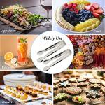 Mini Stainless Steel Ice and Sugar Tongs - 6PCS