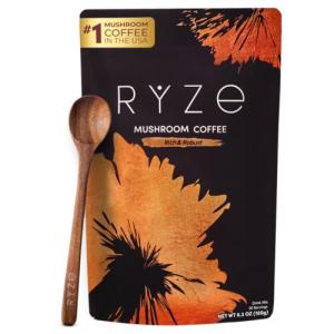 RYZE Mushroom Coffee Dark Roast with Adaptogens