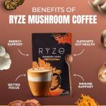 RYZE Mushroom Coffee Dark Roast with Adaptogens
