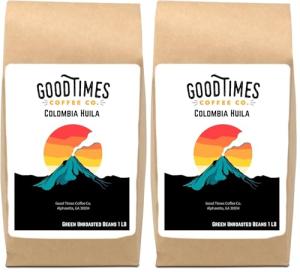 Colombian Huila Green Unroasted Coffee Beans (2 lbs)