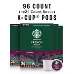 Starbucks Dark Roast K-Cup Coffee Pods, 96 Count