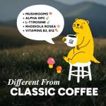 HabitONE Organic Mushroom Coffee Blend – 30 Servings