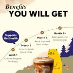 HabitONE Organic Mushroom Coffee Blend – 30 Servings