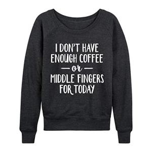 Funny Coffee Pullover for Ladies - Size XL