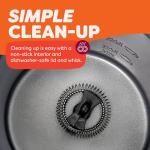 Electric Milk Frother and Steamer, 4-in-1