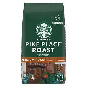 Starbucks Pike Place Medium Roast Ground Coffee 12 Oz