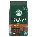 Starbucks Pike Place Medium Roast Ground Coffee 12 Oz