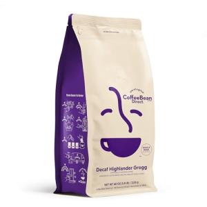 Decaf Highlander Grogg Whole Bean Coffee, 2.5 lbs