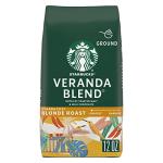 Starbucks Blonde Roast Ground Coffee, Veranda Blend 12 Oz