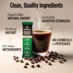 VitaCup Low Acid Instant Dark Roast Coffee Packets