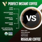 VitaCup Low Acid Instant Dark Roast Coffee Packets