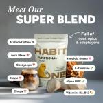 HabitONE Organic Mushroom Coffee Blend – 30 Servings