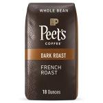 Peet's Dark Roast French Whole Bean Coffee 18 oz