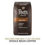 Peet's Dark Roast French Whole Bean Coffee 18 oz