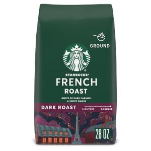 Starbucks Dark Roast Ground Coffee, 28 oz