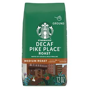 Starbucks Decaf Pike Place Ground Coffee, 12 oz