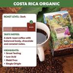 Low Acid Organic Costa Rican Dark Roast Coffee