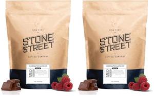 Stone Street Chocolate Raspberry Ground Coffee 2-Pack