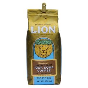 Lion Coffee 24K Gold Roast Kona Ground Coffee