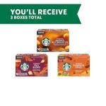 Starbucks Fall K-Cup Coffee Pods Bundle, 30 Count