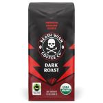 Death Wish Organic Dark Roast Ground Coffee, 16 oz