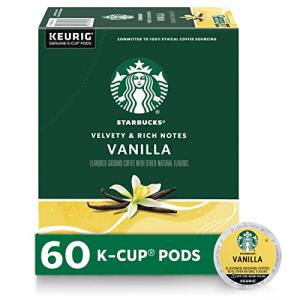 Starbucks Vanilla K-Cup Pods for Hot or Iced Coffee
