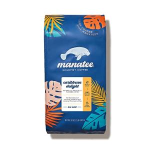 Manatee Gourmet Medium Roast Whole Bean Coffee 2 lb