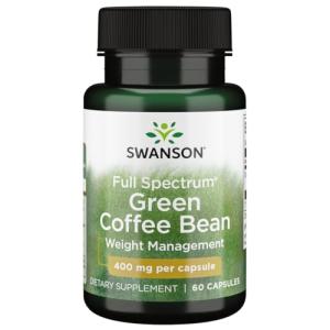 Swanson Green Coffee Bean Extract 400mg, 60 Capsules