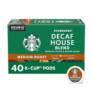 Starbucks Decaf House Blend K-Cup Coffee Pods