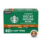 Starbucks Decaf House Blend K-Cup Coffee Pods