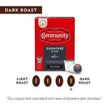 Community Coffee Signature Blend Dark Roast Pods, 18 Count